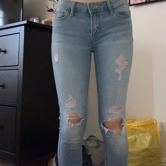 Hollister Denim - low rise hollister skinny jeans